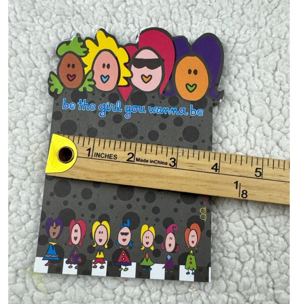Vintage 2000 2 GRRRLS Inc Notepad‎ Be The Girl You Wanna Be Y2K Stationery 13624